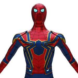 3D Spider Man - Iron Spider Armor model