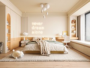 Modern bedroom 3D model