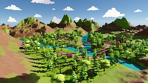 Small Town 2 3D model