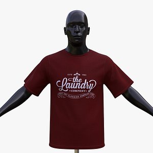 tshirt mannequin 3D model