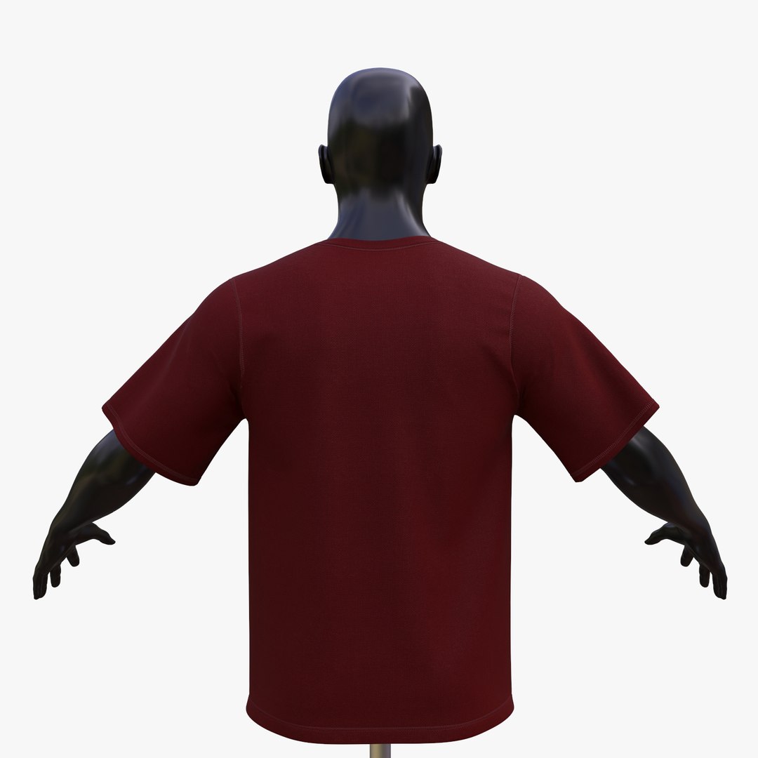 Mannequin Wearing Brand Off White T Shirt 3D Model $79 - .max .ma