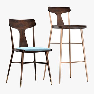naika 2 chair 3D