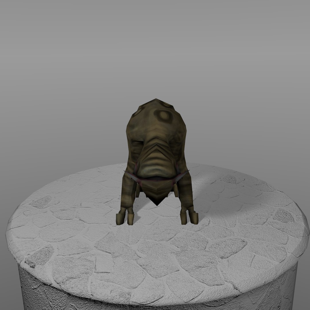 Creature Howler 3d Model