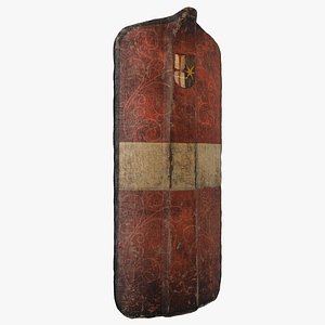 Horseman Pavise Shield 3D Model
