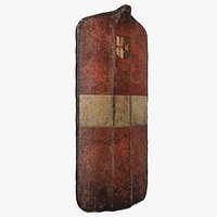 Horseman Pavise Shield 3D Model