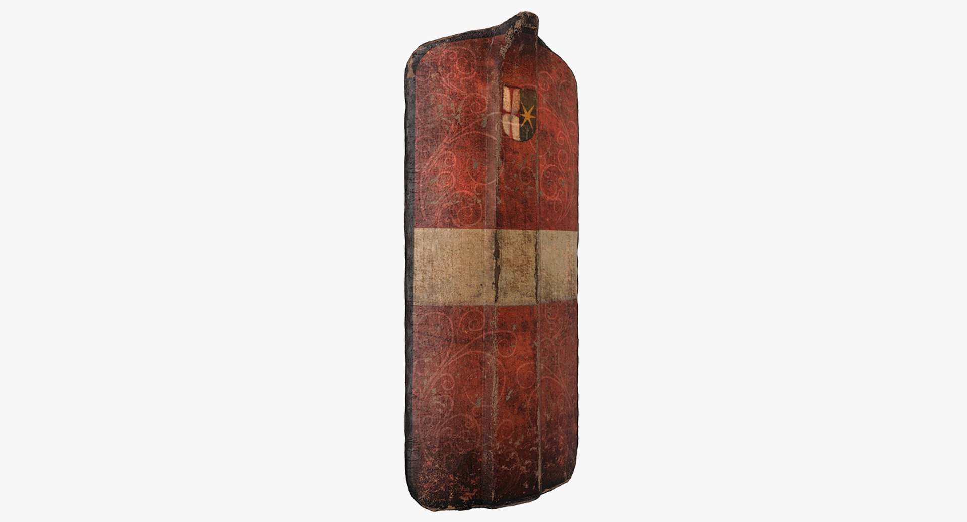 Horseman Pavise Shield 3D Model 3D model preview
