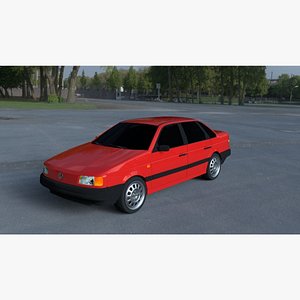 3d volkswagen passat b3 hdri
