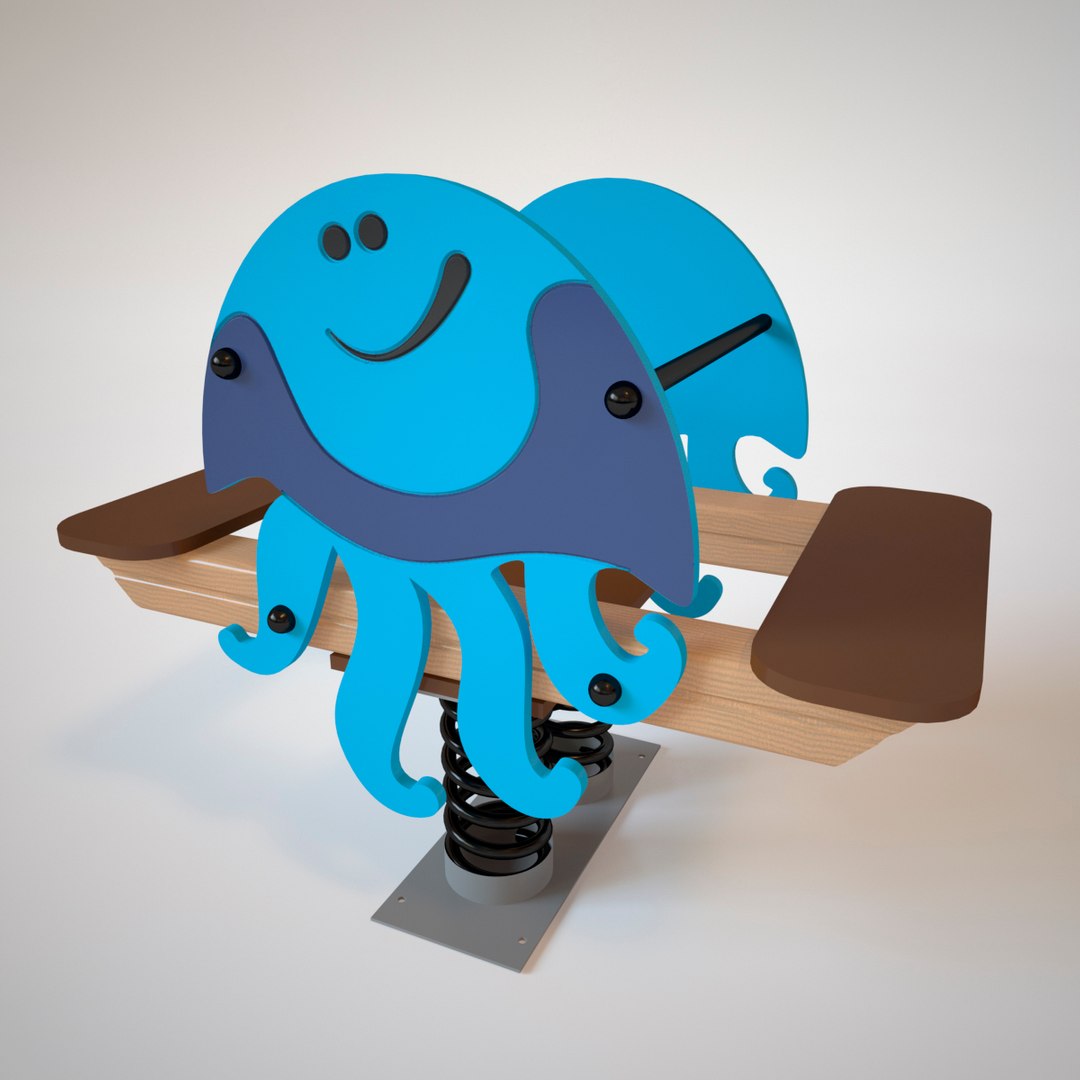 Playground Spring Jellyfish Model - TurboSquid 1225452