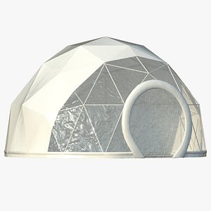 3D model tent dome