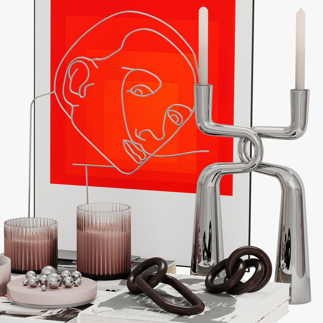 decorative-set-salvadore-model-turbosquid-2084243