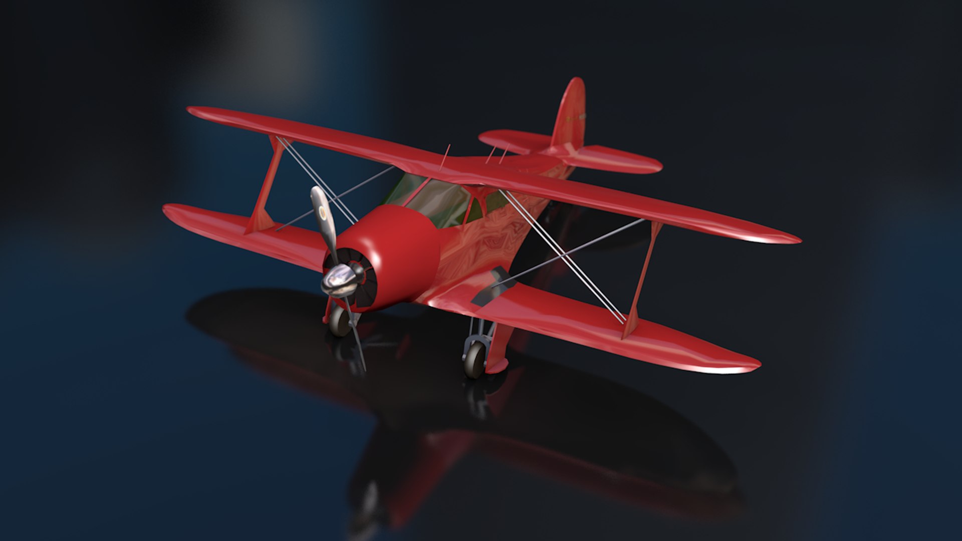 Beechcraft G17s Staggerwing Utility 3D Model - TurboSquid 1494362