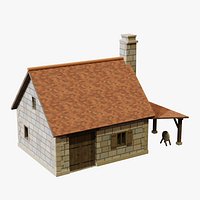 Medieval Blacksmith Forge - Game Ready PBR