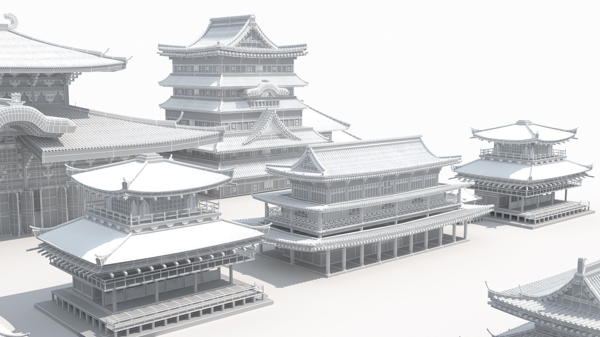 Collection of Ancient Archiectures 3D model - TurboSquid 1807113