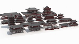 Collection of Ancient Archiectures 3D model