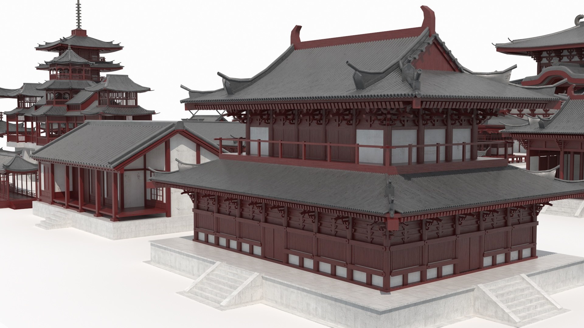 Collection of Ancient Archiectures 3D model - TurboSquid 1807113