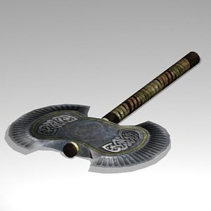 axe cutting 3d 3ds