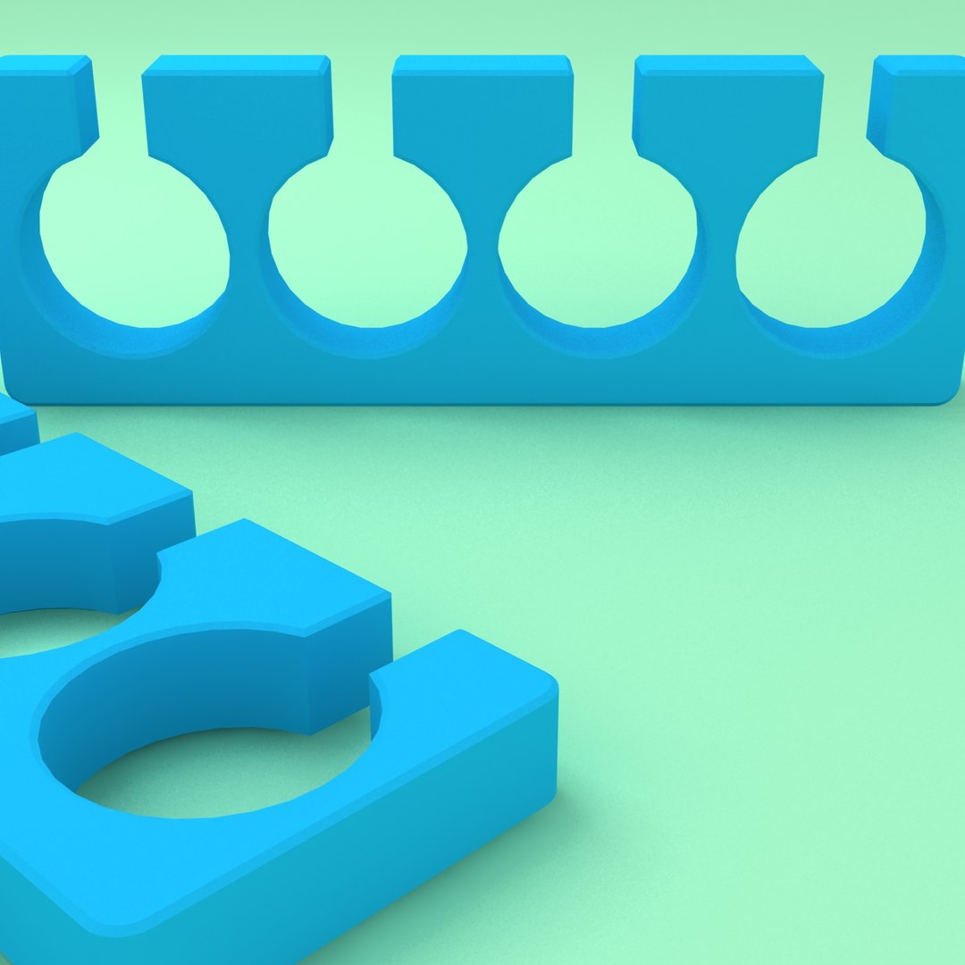 Toe Separators 3d 3ds