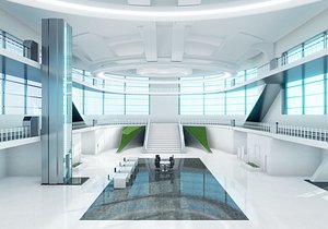 Modern Convention Center Interior Unreal