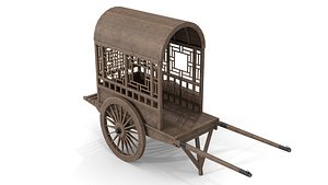 3D model China Cargo Trolley