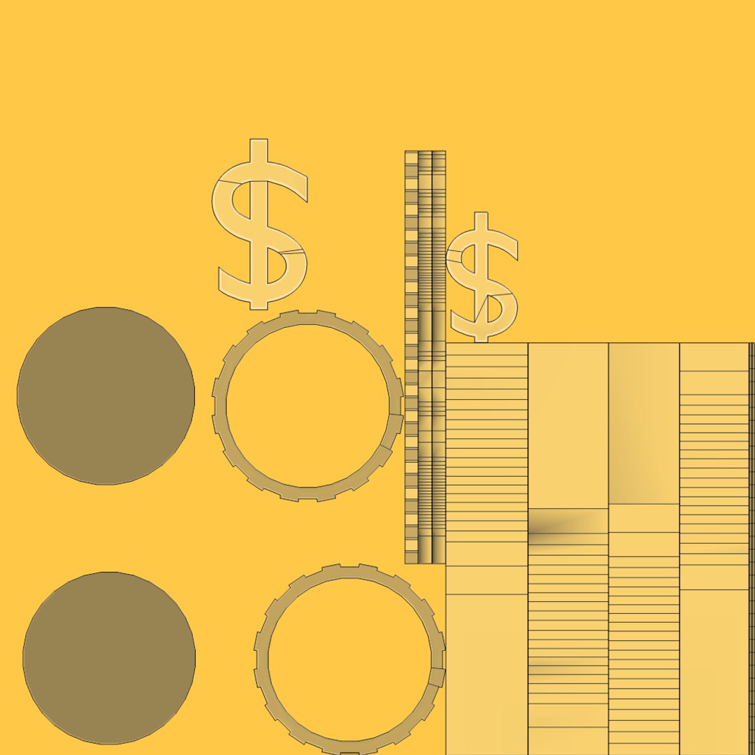 3D coin money  for cartoon https://p.turbosquid.com/ts-thumb/3H/Y0znoM/R1/uvs/png/1715103246/1920x1080/fit_q87/6f63287644e1b6d21ecd6547b5fb9f3b2f9b69cd/uvs.jpg