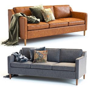 sofa west elm 3D model