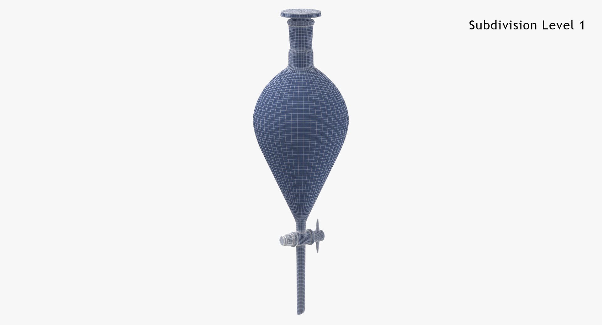 Separatory Funnel Large 3D Model TurboSquid 2013312