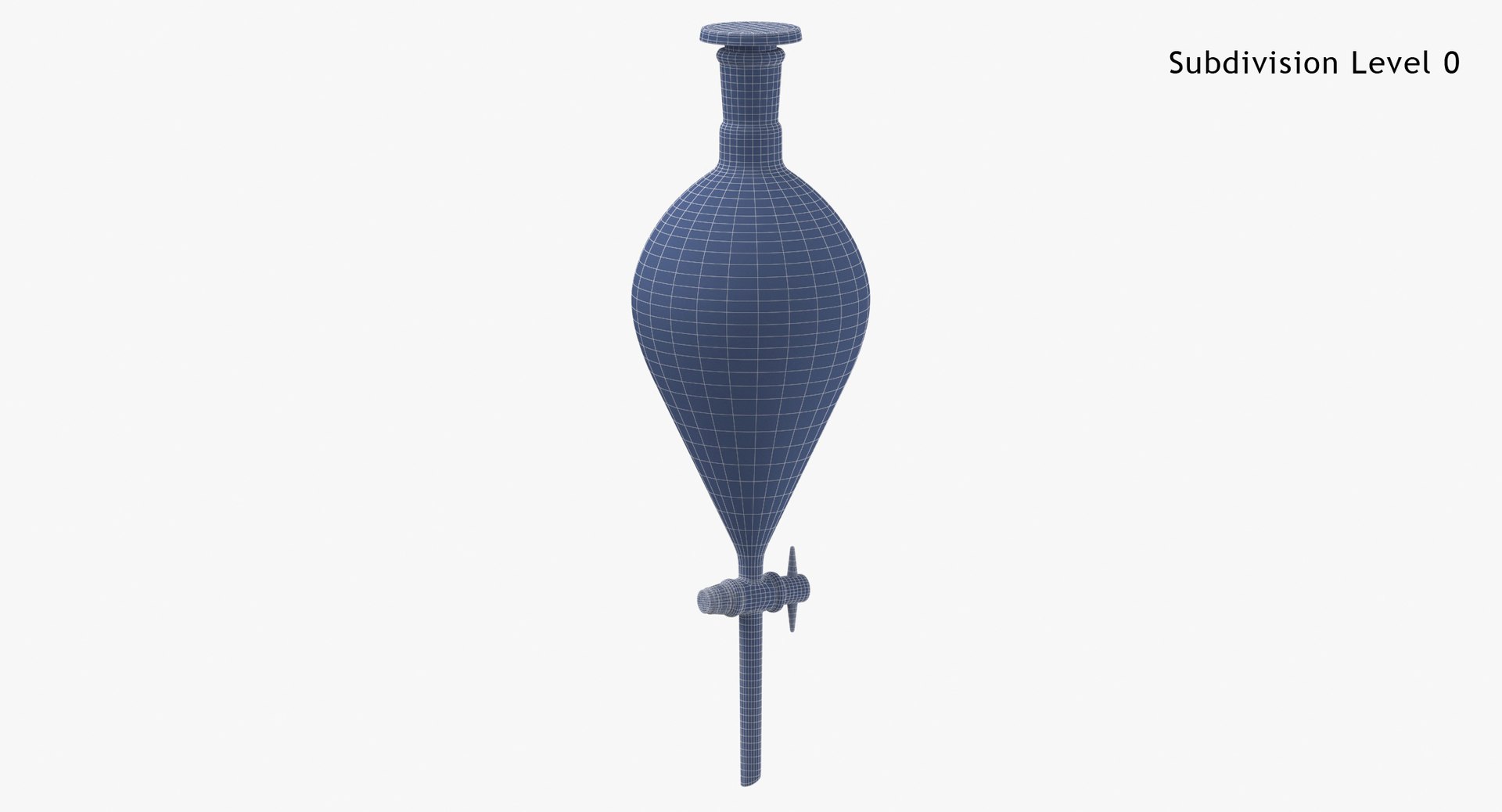 Separatory Funnel Large 3D Model TurboSquid 2013312