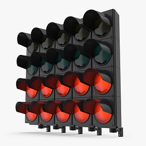 Racing Start Lights Red