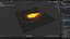Static Volumetric Flame VDB for Blender