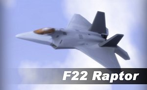 low-poly f22 raptor jet-fighter x