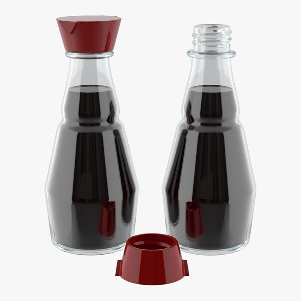 soy sauce bottle 3D model