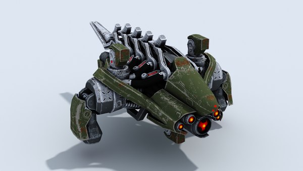 modelo 3d Nave espacial de ciencia ficción 07 - TurboSquid 2309436
