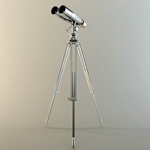 3d standing binoculars naval 1920s model