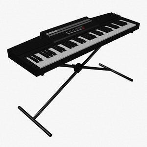 keyboard organ 3d model