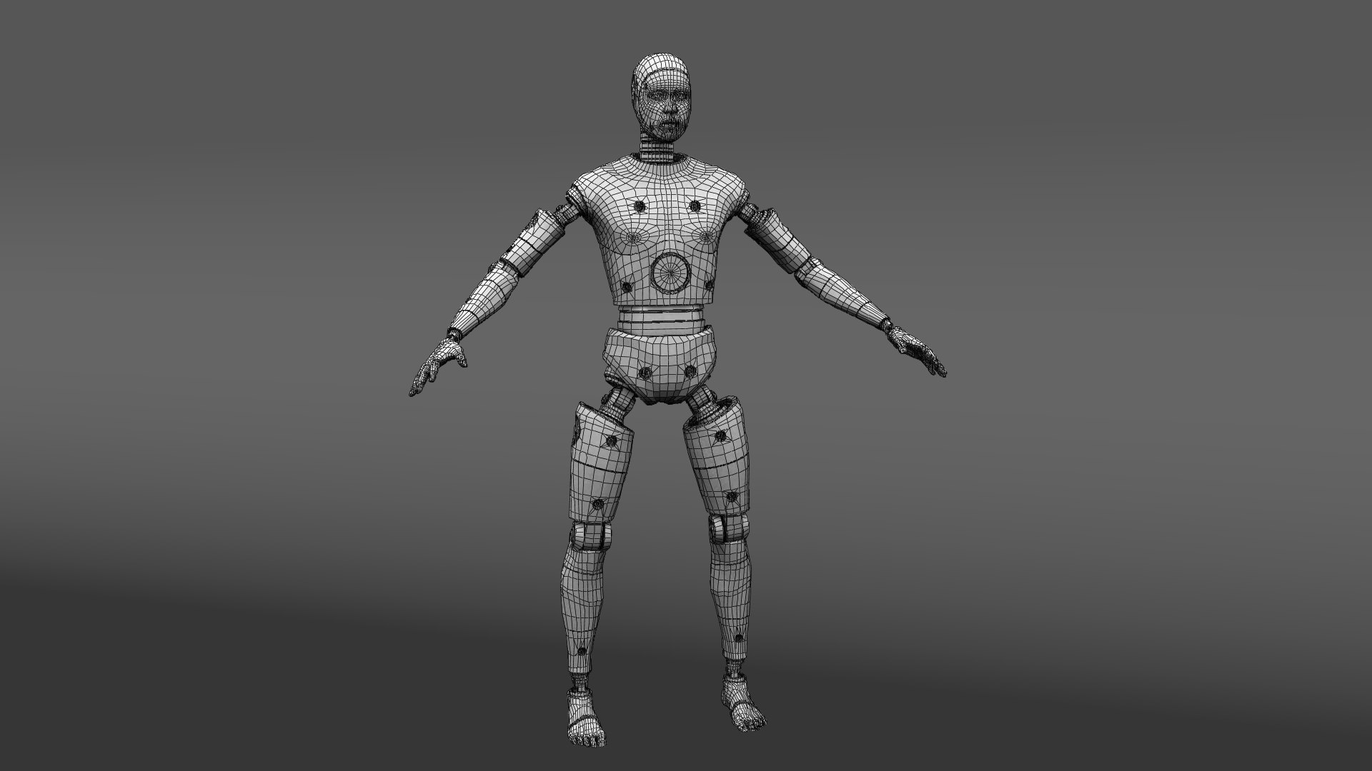 Robot Android Family Crash Dummy 3D Model - TurboSquid 1478614