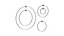 Applique murale ronde minimaliste moderne par Zenq
