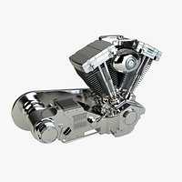 V-Twin Chopper Engine