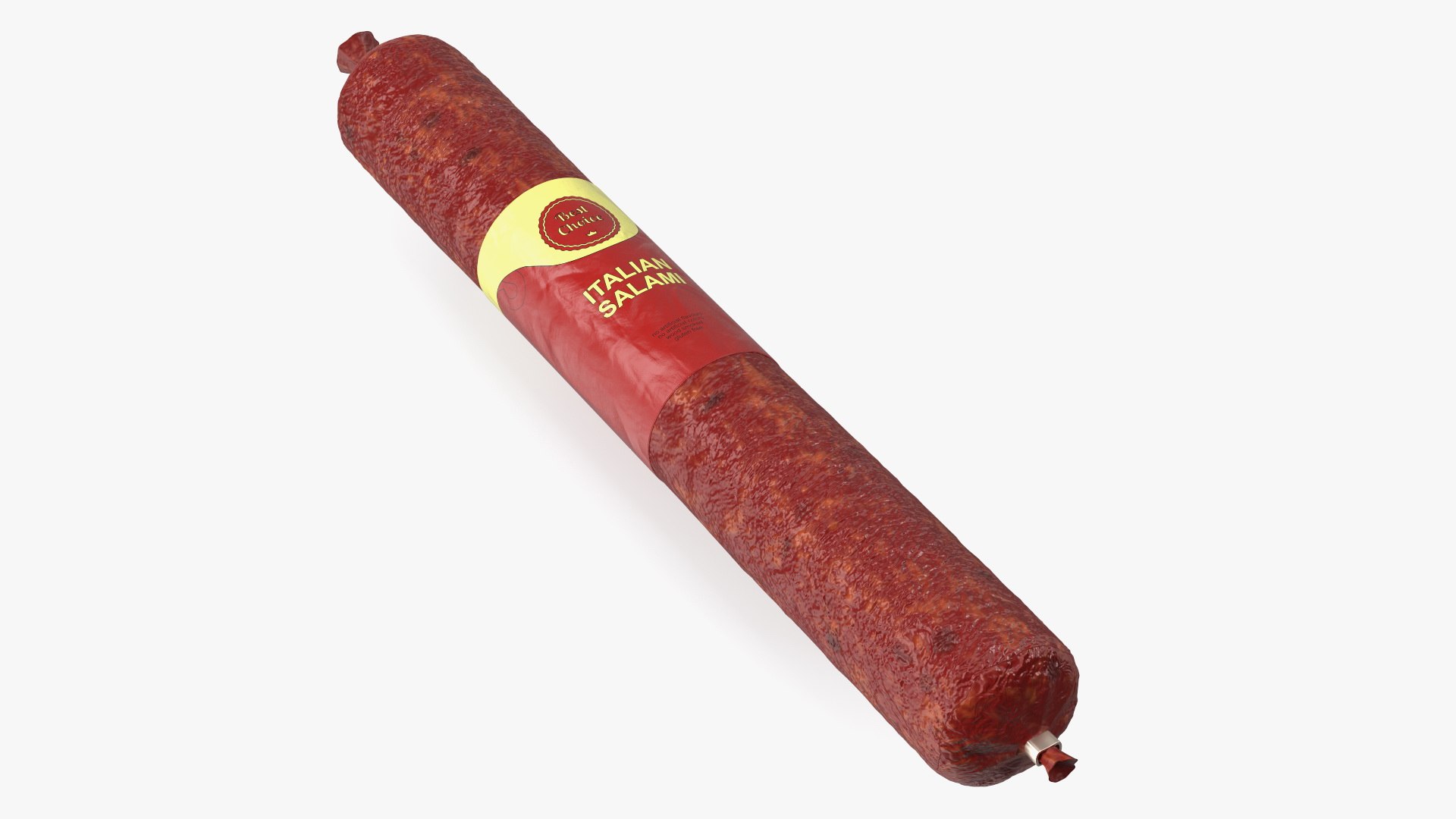 Italian Salami Stick 3D model preview