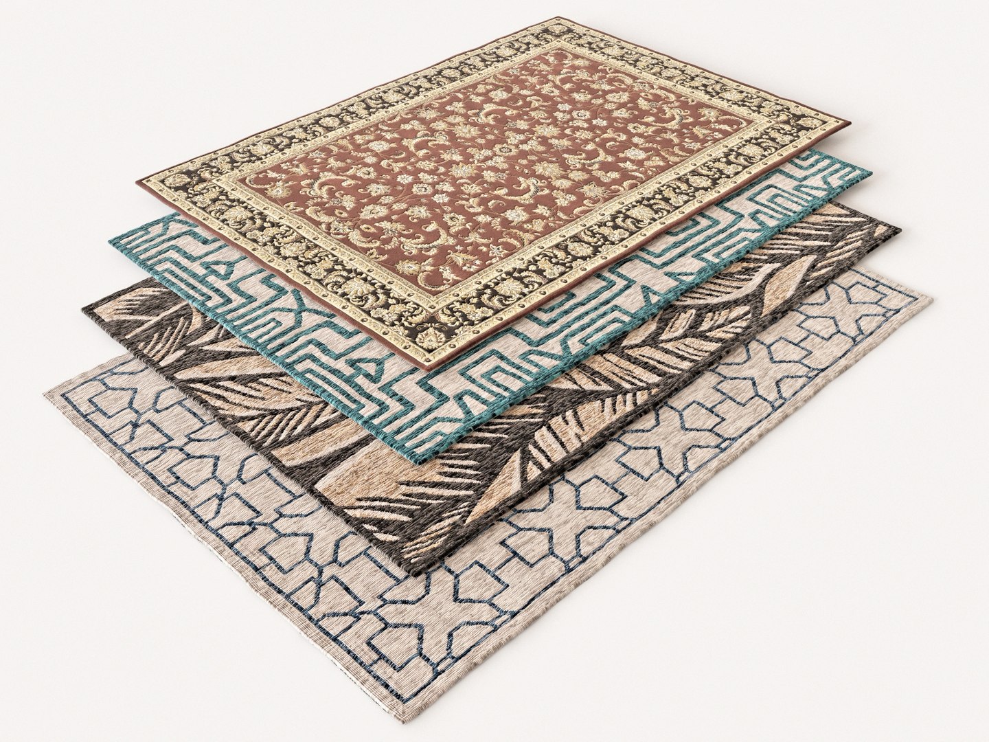 3D mafi international rugs TurboSquid 1229807