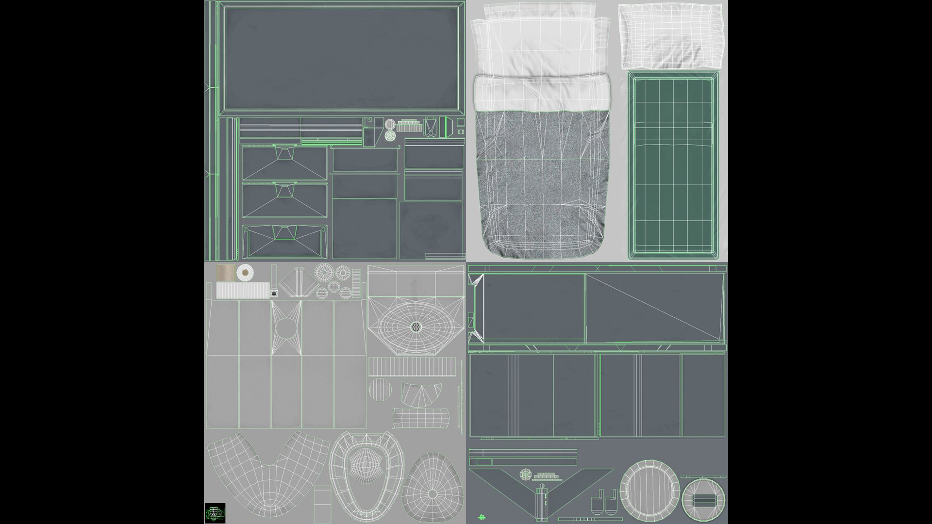 Prison Cell Pack 1 Model - TurboSquid 2404352