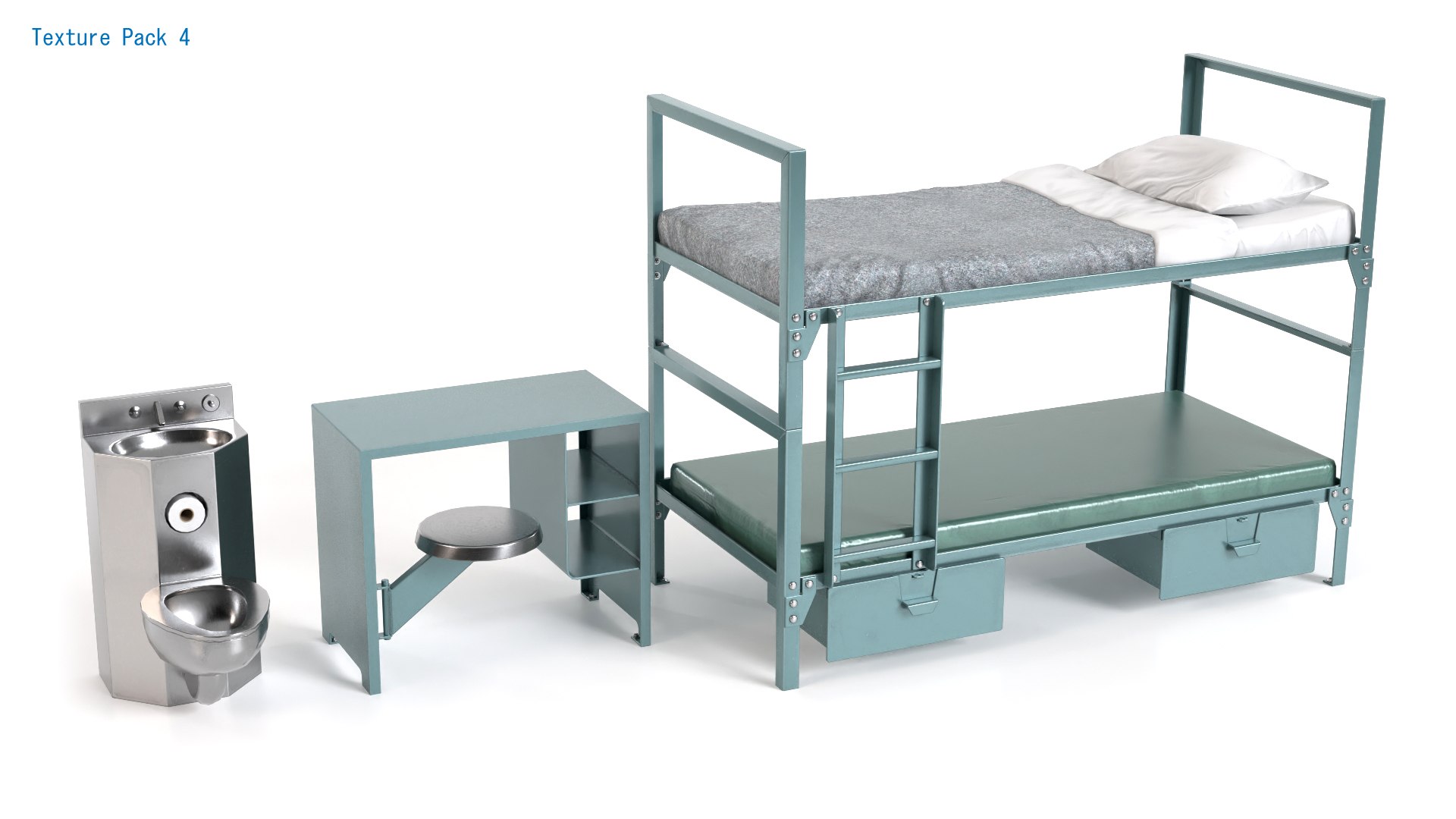 Prison Cell Pack 1 Model - TurboSquid 2404352