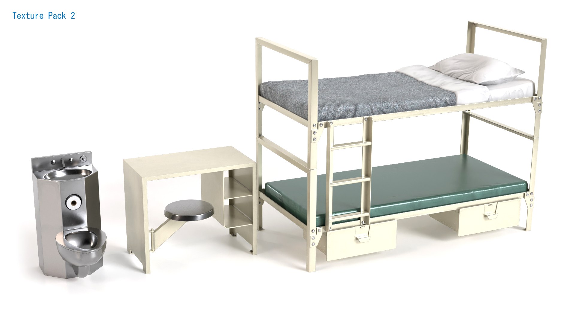 Prison Cell Pack 1 Model - TurboSquid 2404352