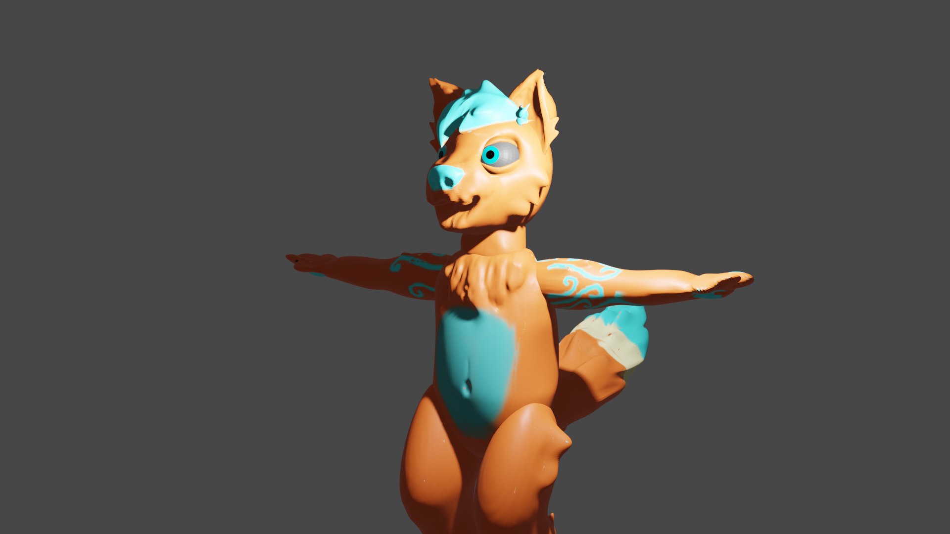 Furry Model 3D - TurboSquid 2076294