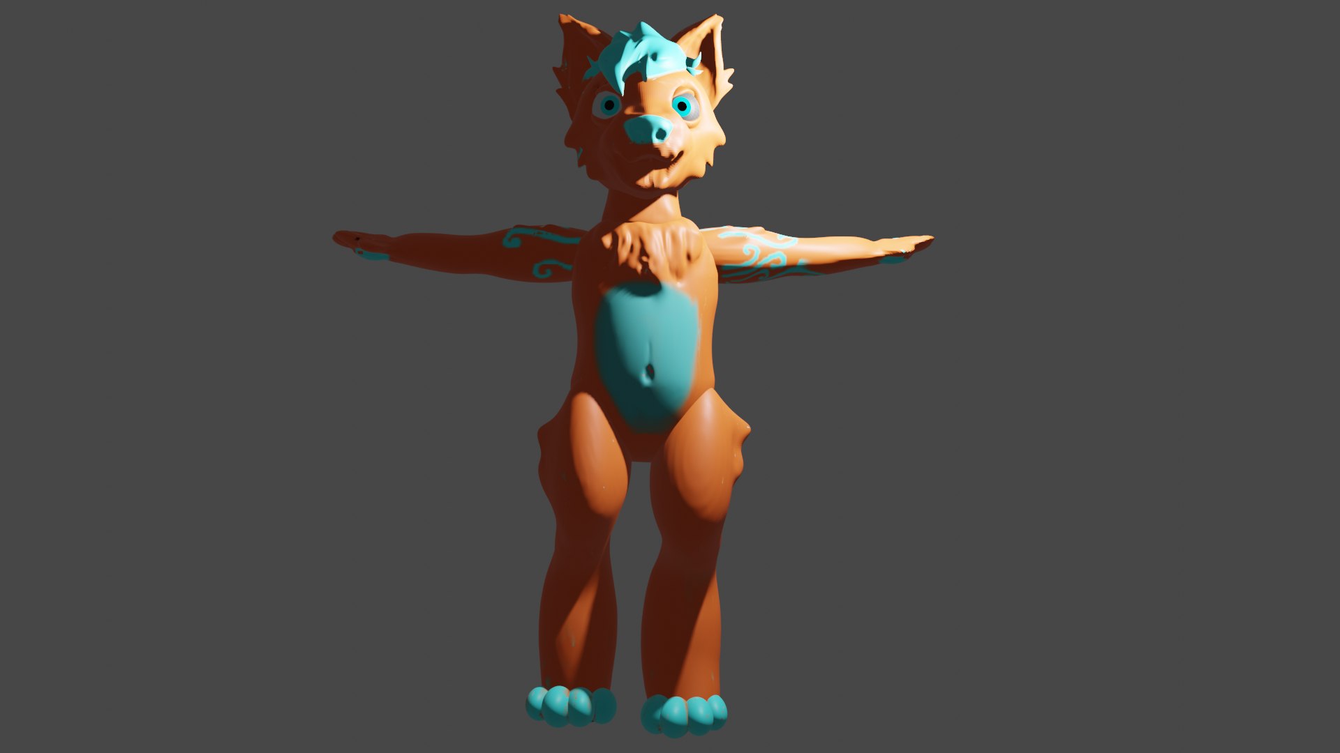 Furry Model 3D - TurboSquid 2076294