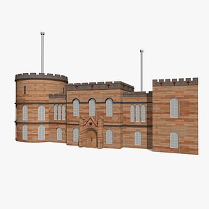 3d model castle house