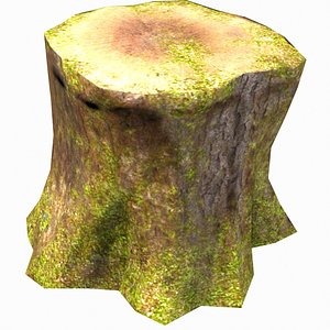 tree stump 3d x