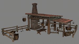 3D anvil blacksmith