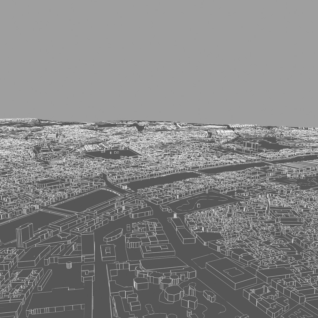 Copenhagen Cityscape Dxf