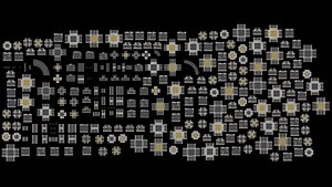 3D Roads Pack Low Poly 3D model