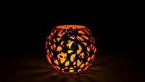 3D printing beautiful vase decor model